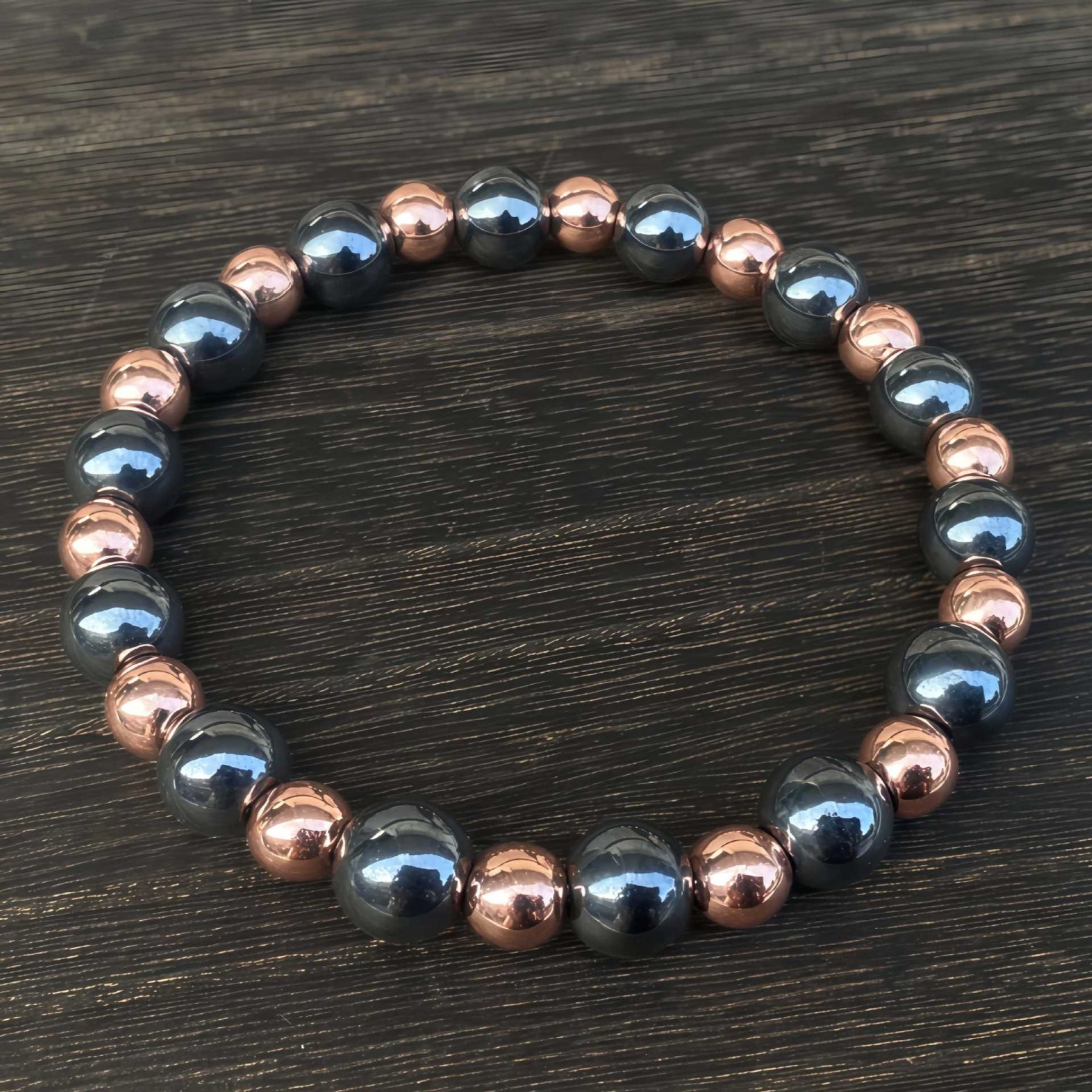 The Protector Pure Copper Hematite Energy Bracelet