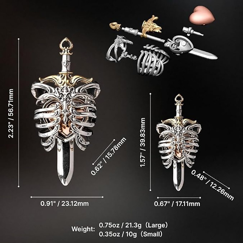 Pure Mechanical Beating Heart Pendant Necklace