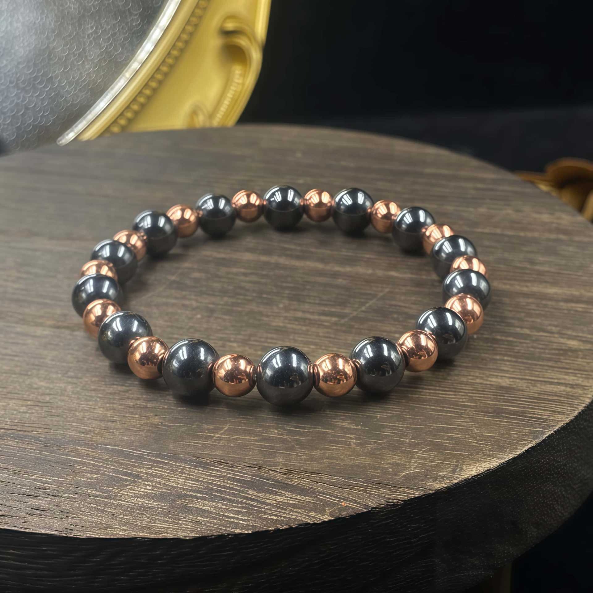 The Protector Pure Copper Hematite Energy Bracelet
