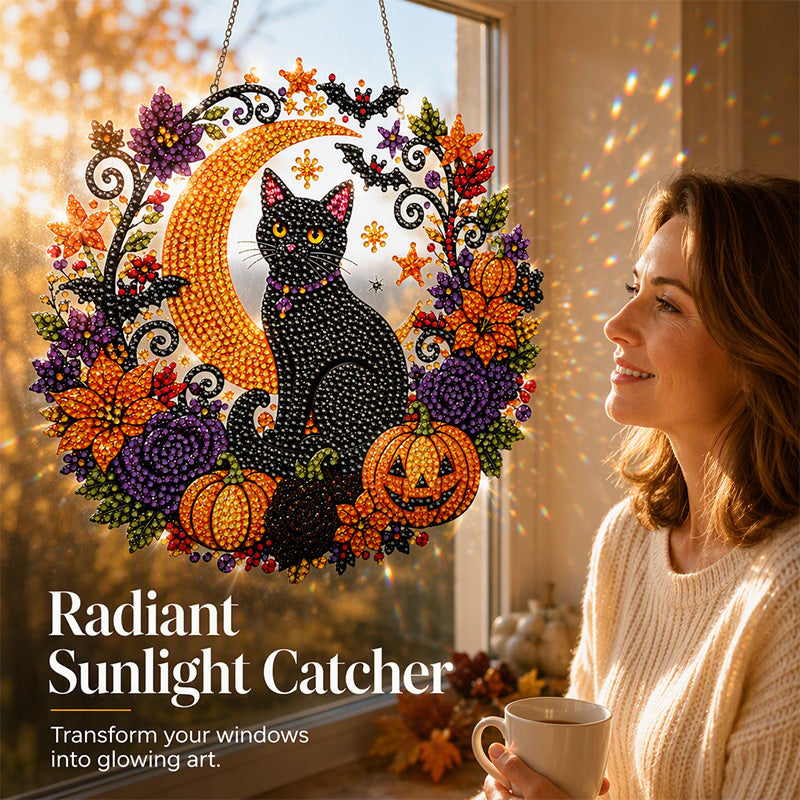 🥳 Halloween Diamond Hanging Ornament DIY Suncatche 🛡️💨