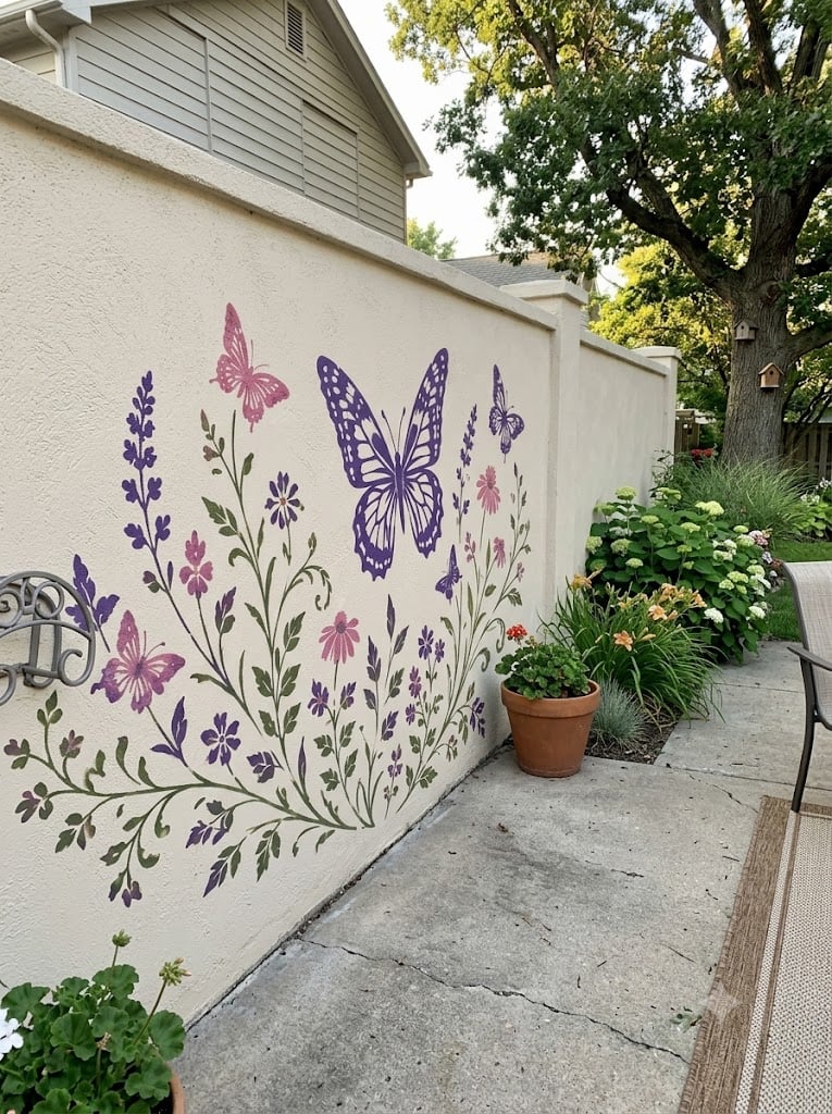 🌿Garden Bloom Wall Stencil Kit | DIY Garden Painting Templates for Every Space