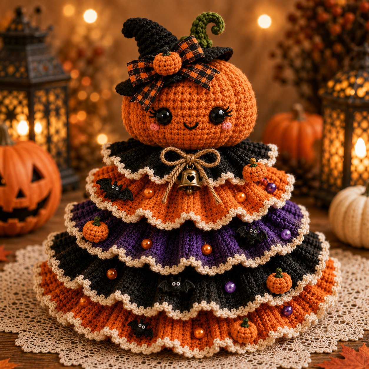 🎃 Halloween Crochet Tabletop Decor DIY Kit