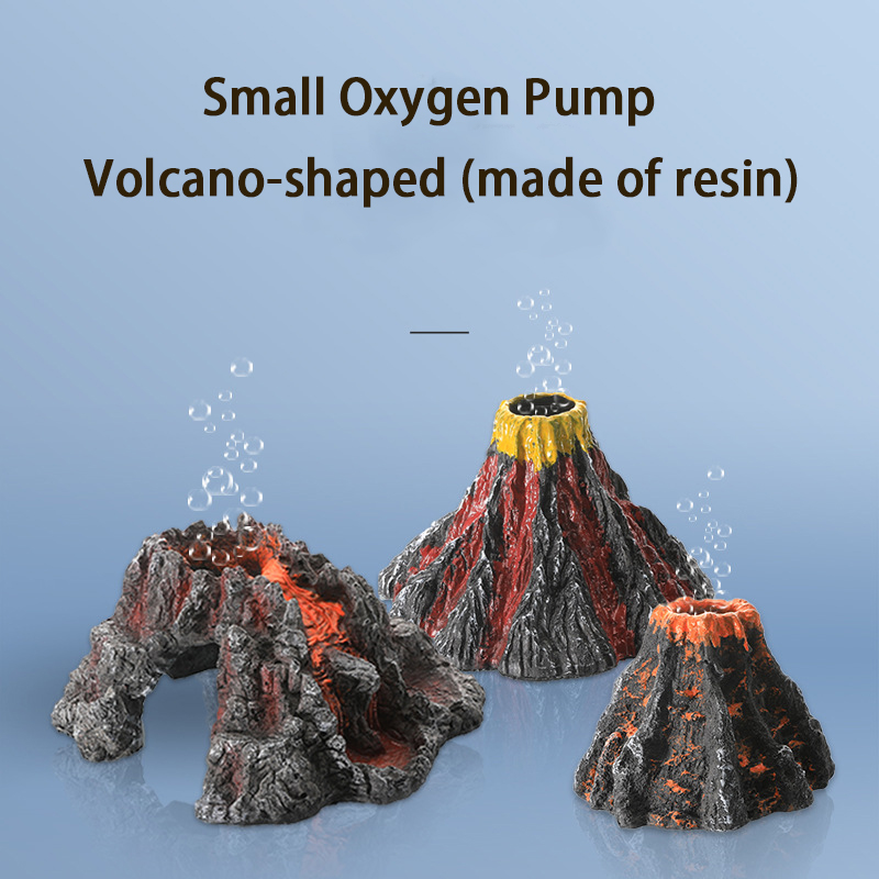 Volcano-shaped resin model (excluding oxygen pump)
