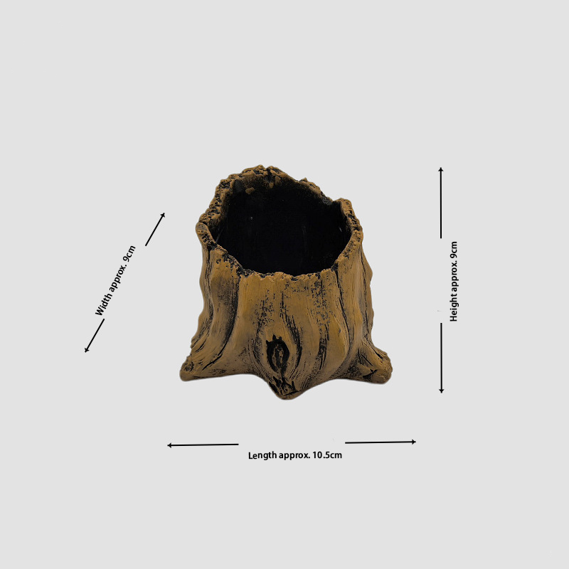 Reptile food and water bowls, driftwood-shaped landscaping bathtubs, small pet fruit puree feeding bowls-vidsheer