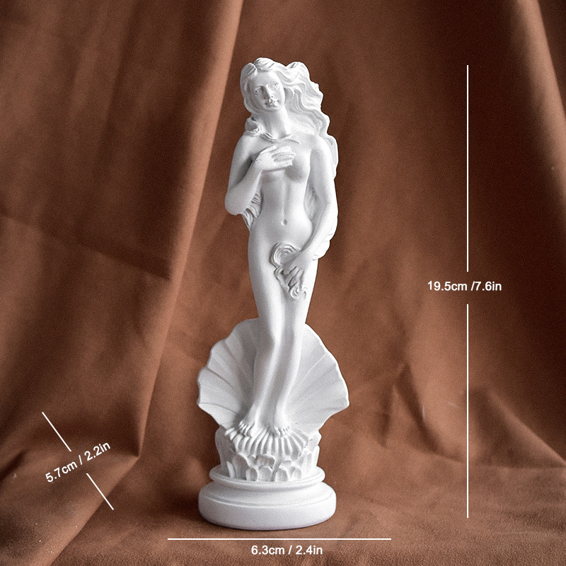 Nordic minimalist Venus statue decoration, suitable for home entryway art studio sketches, resin craft ornaments.-vidsheer