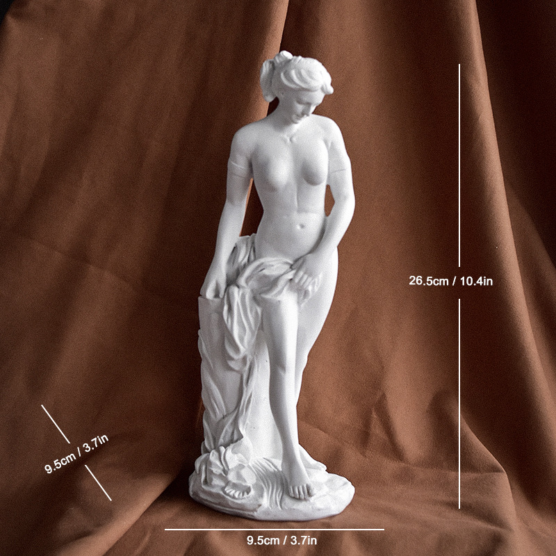 Nordic minimalist Venus statue decoration, suitable for home entryway art studio sketches, resin craft ornaments.-vidsheer