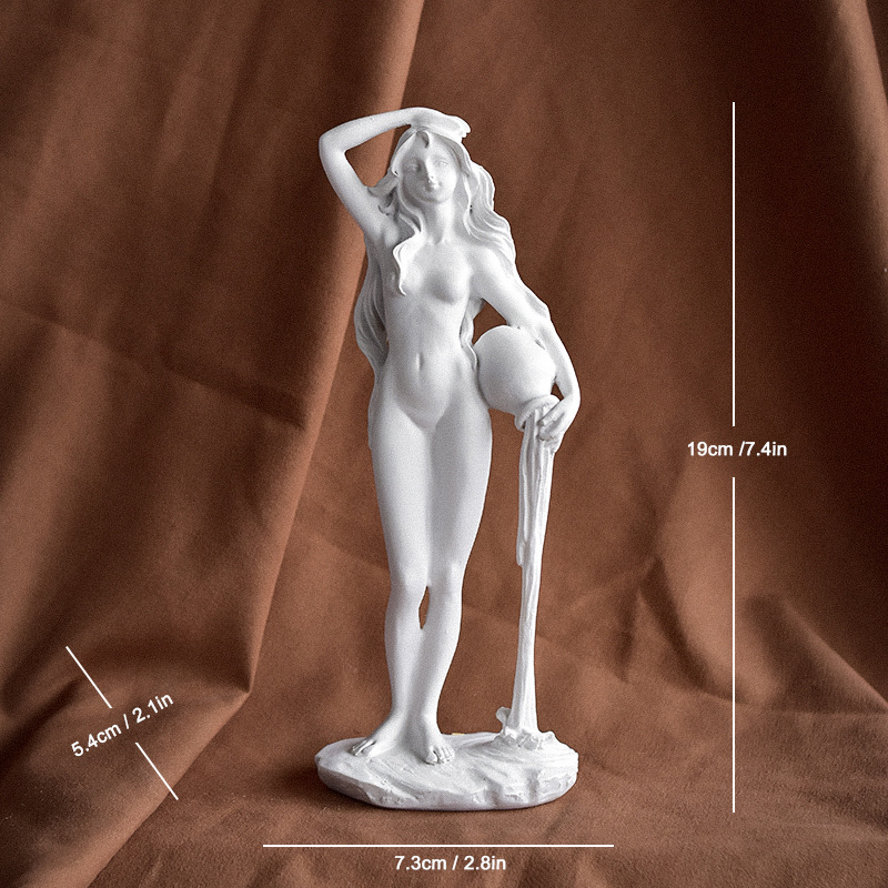 Nordic minimalist Venus statue decoration, suitable for home entryway art studio sketches, resin craft ornaments.-vidsheer