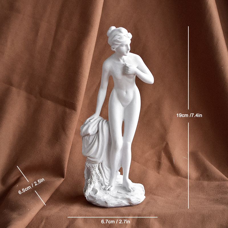 Nordic minimalist Venus statue decoration, suitable for home entryway art studio sketches, resin craft ornaments.-vidsheer