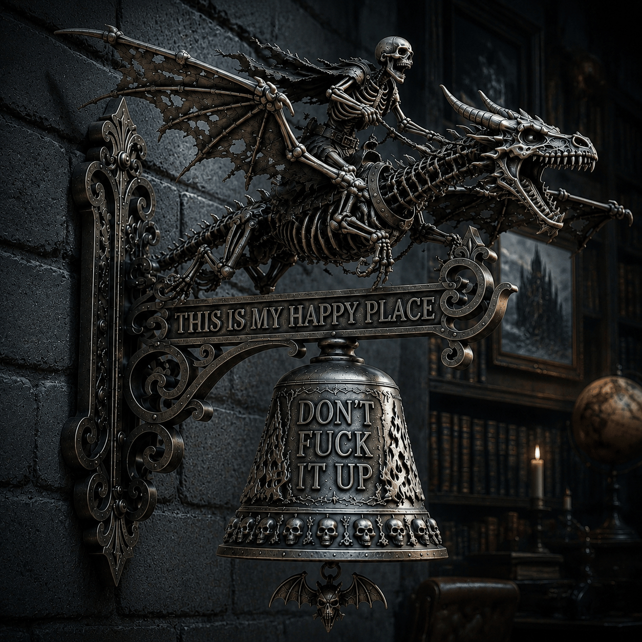 🔔 Forget Boring Welcome Signs. Claim Your Sanctuary with Elite Gothic Vibes (Save 49% Today)