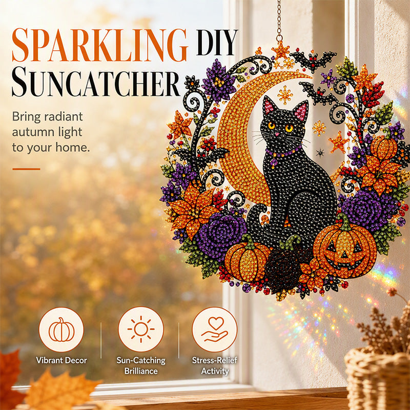 🥳 Halloween Diamond Hanging Ornament DIY Suncatche 🛡️💨