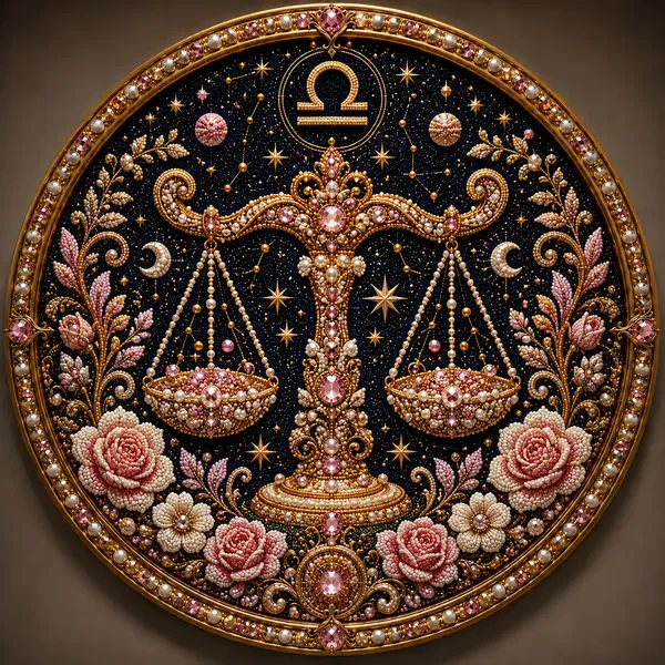 ✨ Premium 3D Pearl 12 Zodiac Signs Art Kit | Luxury Flocked Canvas with Scratch-Resistant Non-Fading Pearl Beads DIY Handmade Astrology Decor ♈🌙💎
