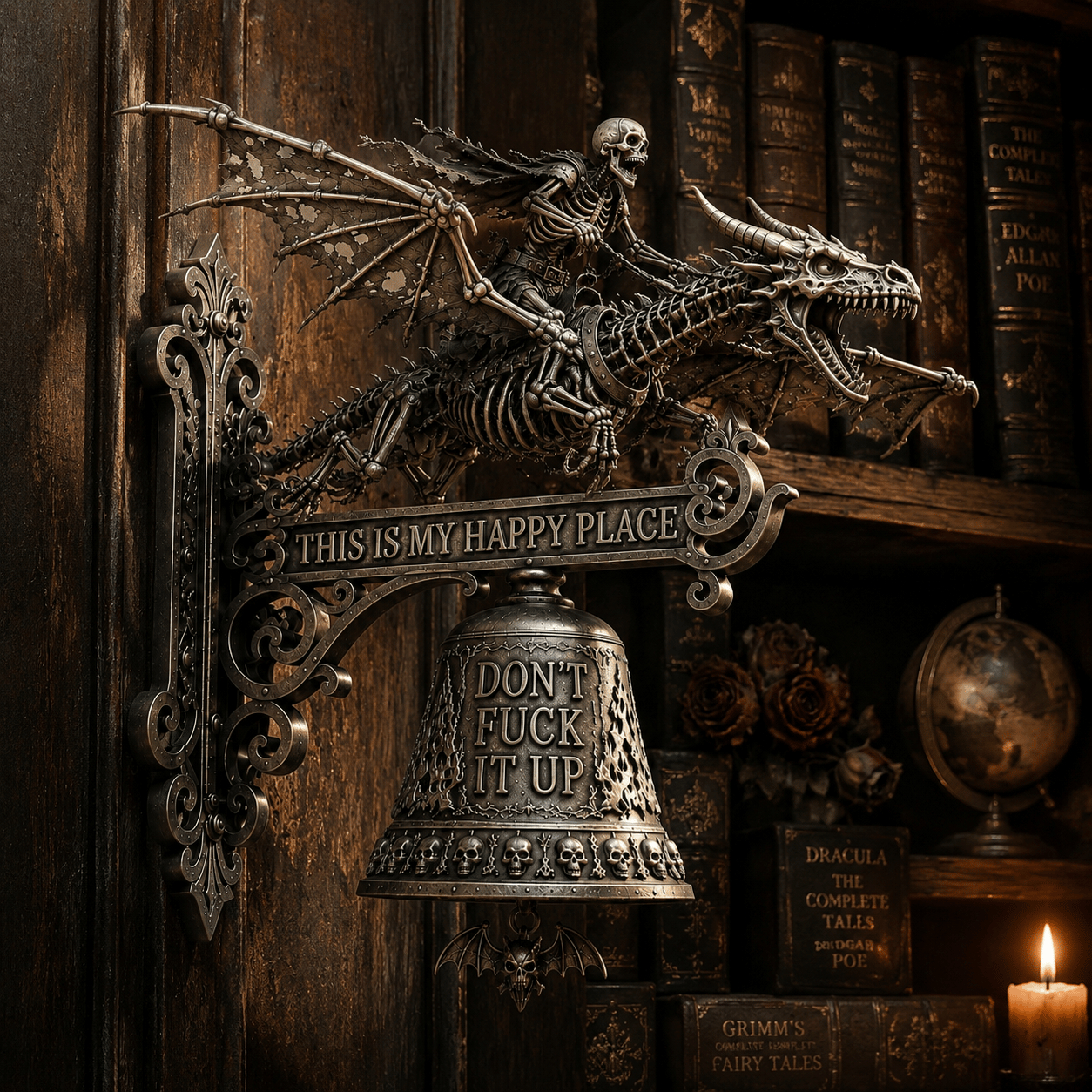 🔔 Forget Boring Welcome Signs. Claim Your Sanctuary with Elite Gothic Vibes (Save 49% Today)