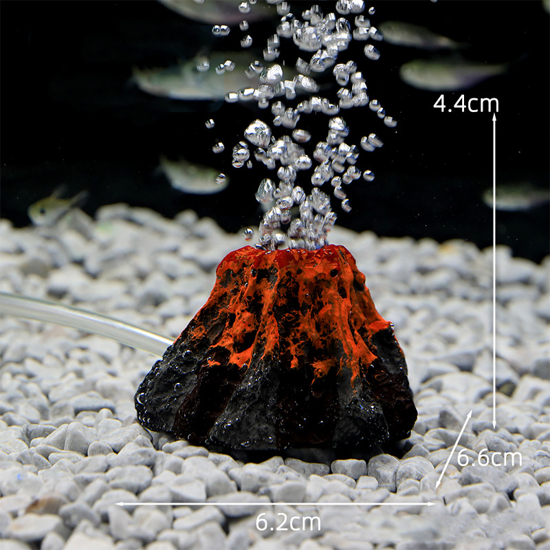 Volcano-shaped resin model (excluding oxygen pump)
