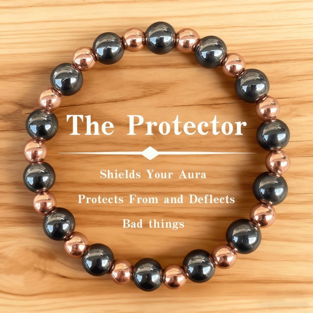 The Protector Pure Copper Hematite Energy Bracelet