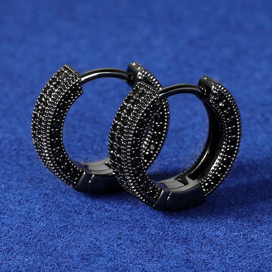 iced out jewelry wholesale Hoop Earring