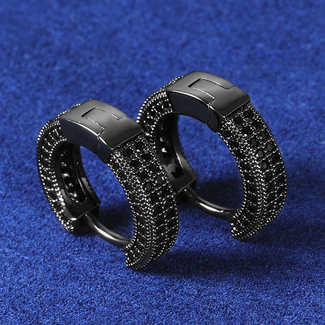 iced out jewelry wholesale Hoop Earring