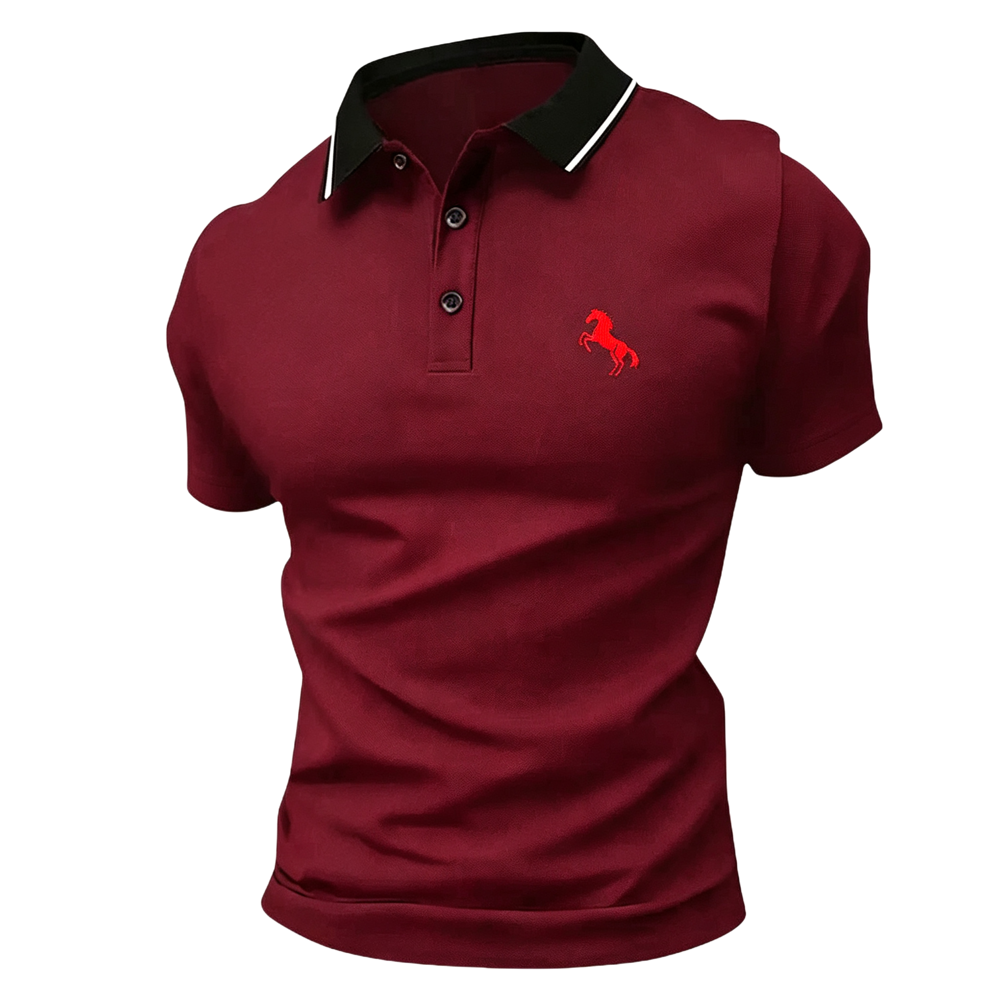 New summer men’s comfortable polo shirts, men’s polo set, classic turn-down collar button-up tops