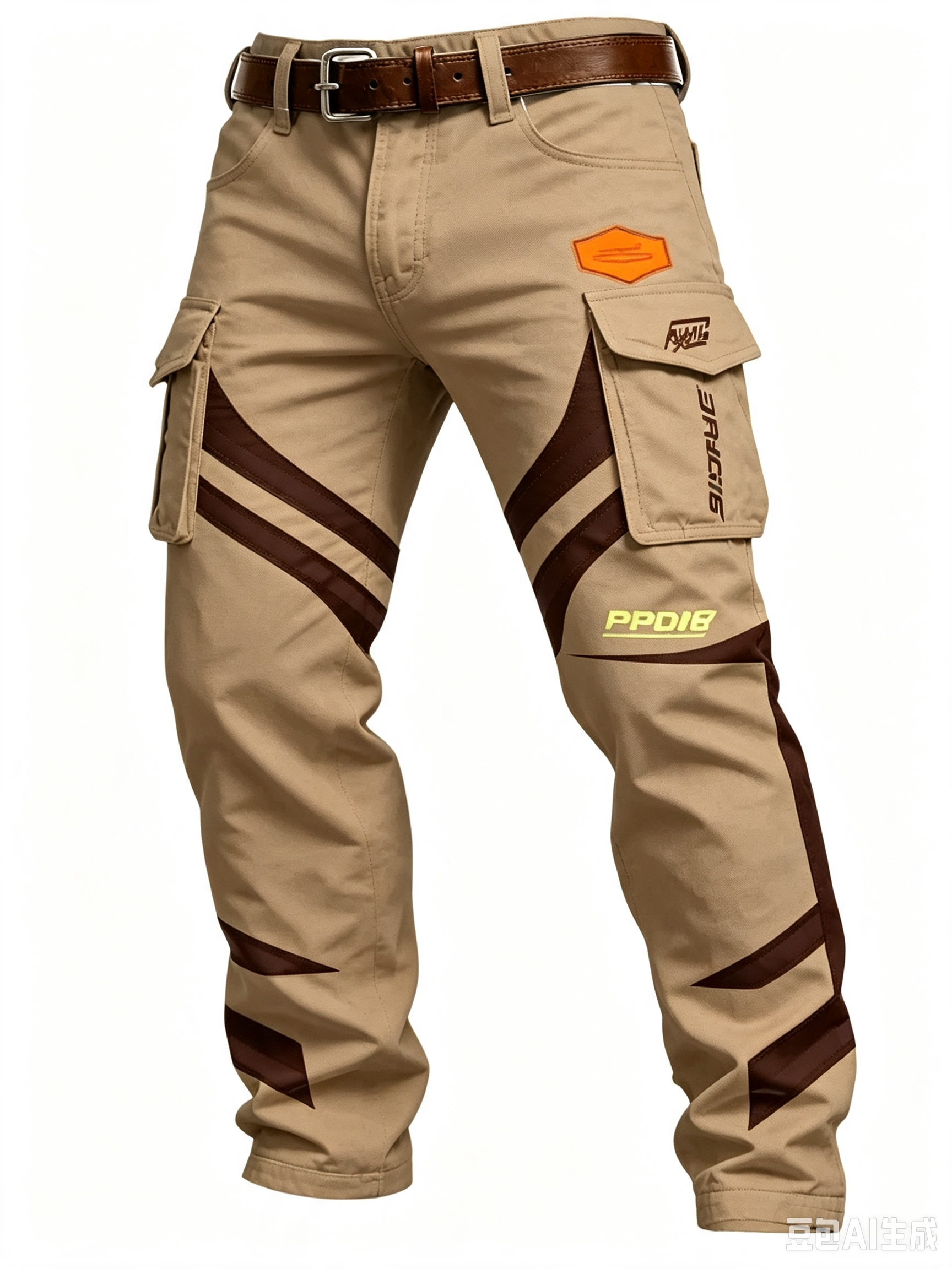 Men's Casual Fall & Winter Button Long Pants with Pockets, Slim Fit Ankle-Length Workwear