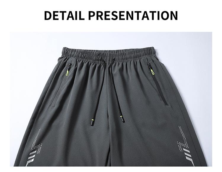 Summer men's quick drying shorts with reflective side labels, lightweight and breathable, suitable for fitness, running, loose, casual, fashionable, versatile sports shorts 5PCS value combination Summer men's quick drying shorts with reflective side labels, lightweight and breathable, suitable for fitness, running, loose, casual, fashionable, versatile sports shorts 5PCS value combination