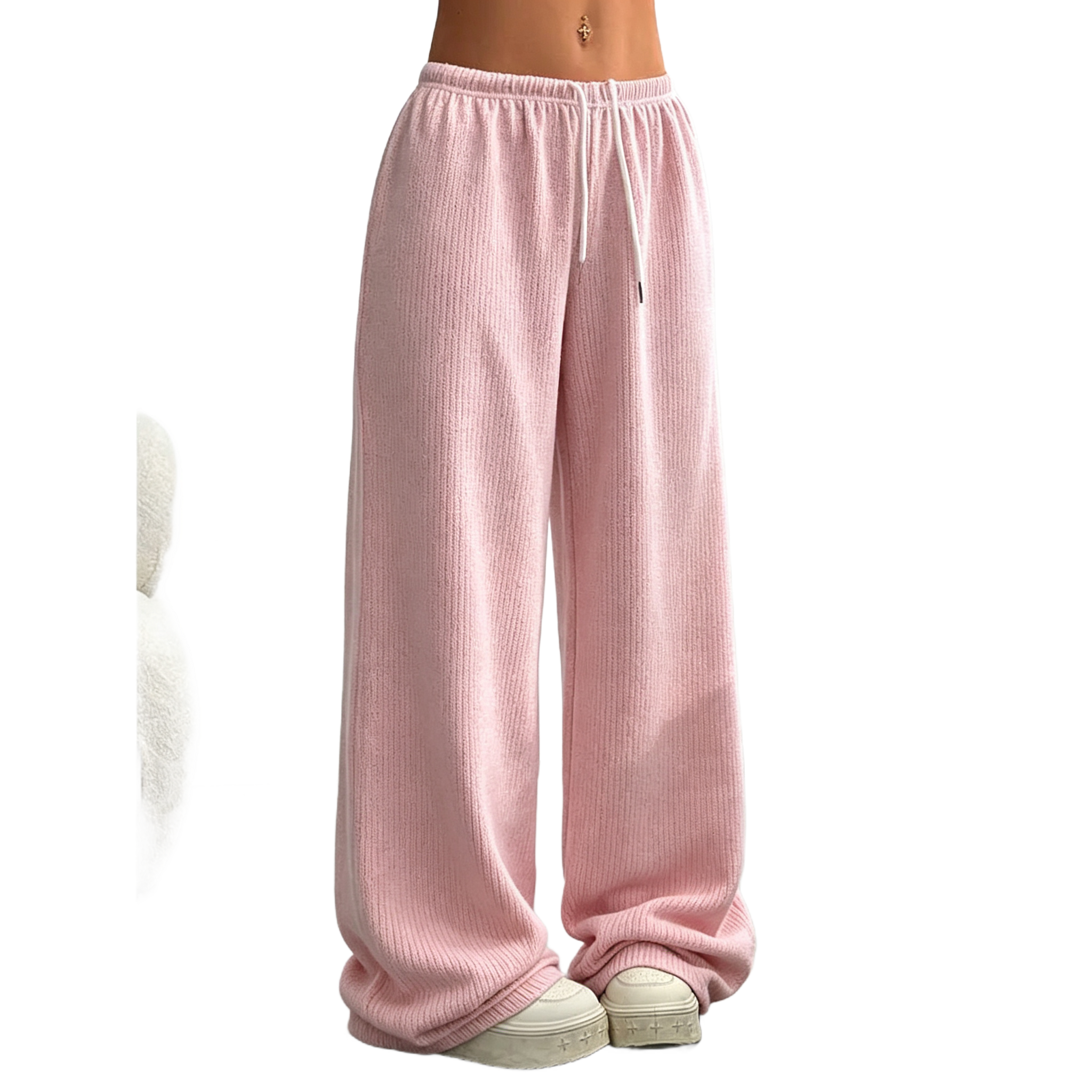 [Solid Color] Oversized Sports Pants Loose Lounge Pants