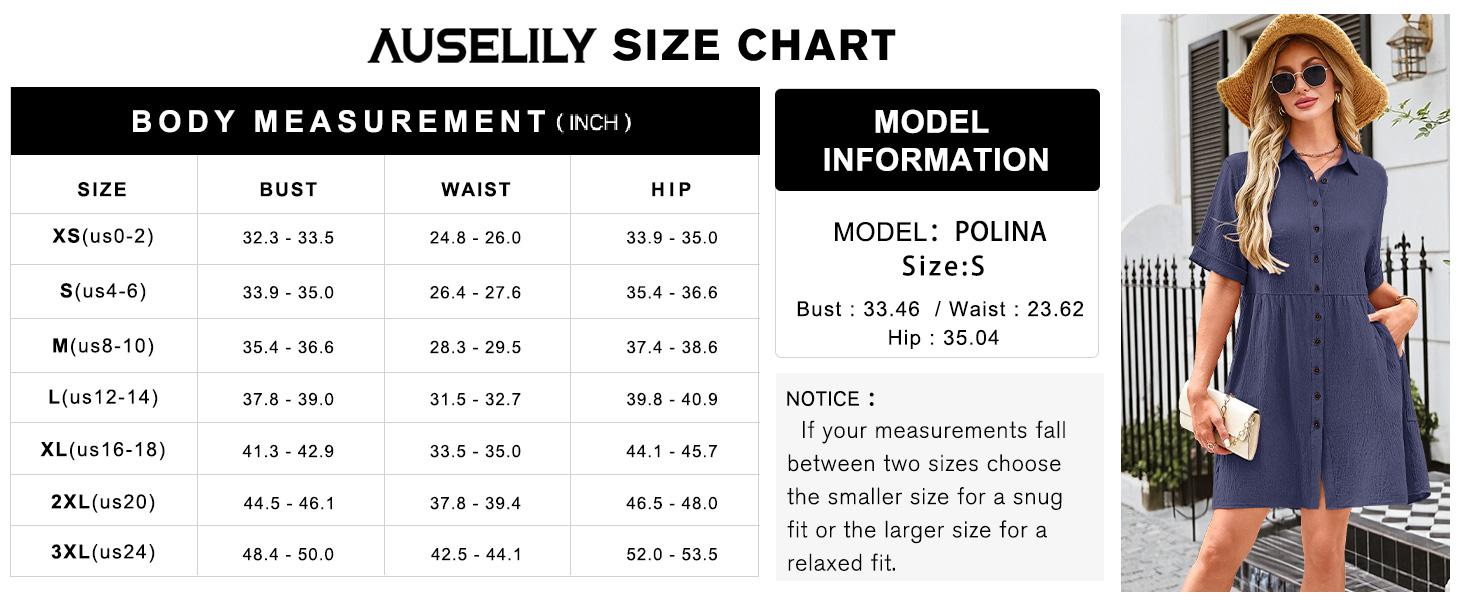AUSELILY Babydoll Dress for Women Short Sleeve Button Down Textured Non-clingy Loose Fit Flowy Mini Dress with Pockets 2026 New Summer Dress