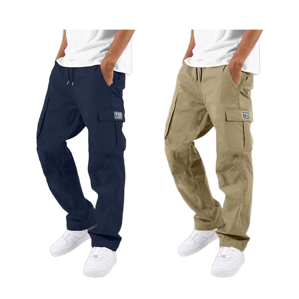 Men’s Multi-Pocket Work Pants (All-Season Utility Cargo Pants)