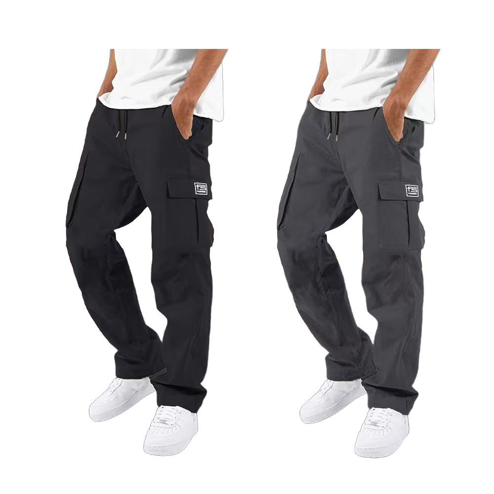 Men’s Multi-Pocket Work Pants (All-Season Utility Cargo Pants)