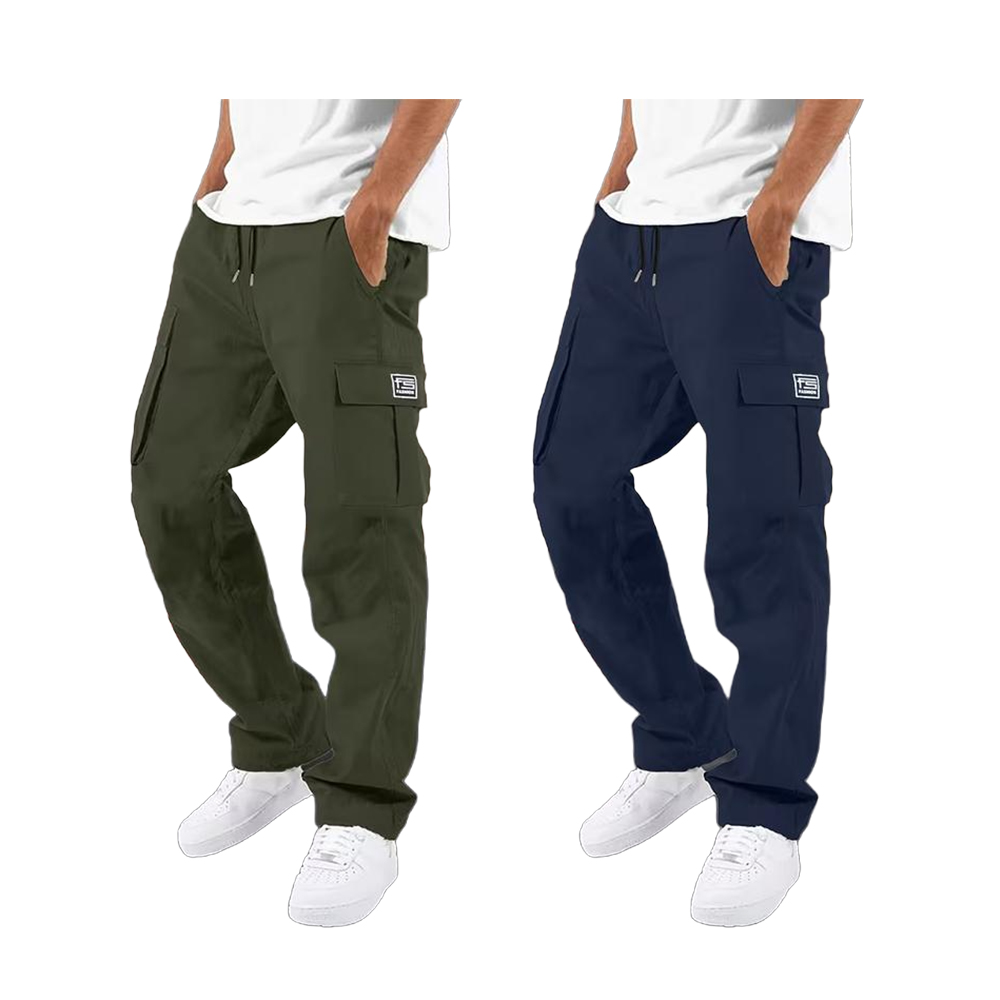 Men’s Multi-Pocket Work Pants (All-Season Utility Cargo Pants)