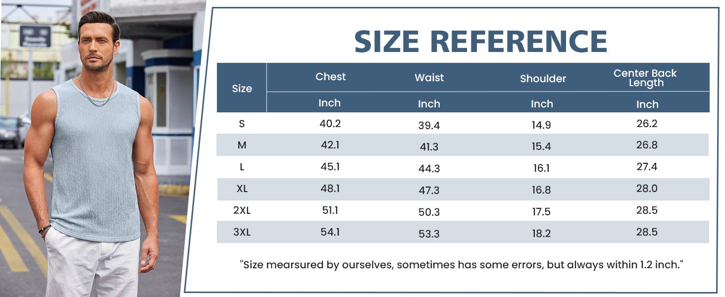 COOFANDY Men's Vests Casual Tank Tops 2 Pack Knit Sleeveless Lightweight Tee Muscle Basic T Shirts
