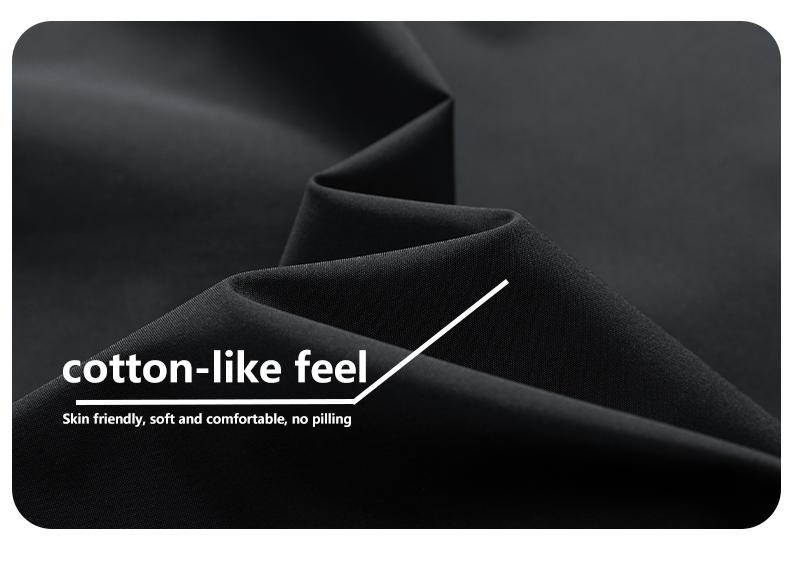 Men&rsquo;s Loose-Fit Hooded Windproof Waterproof Polyester Plain Long-Sleeve Tops - Adjustable Drawstring Hem, Zipper Closure, Casual Outdoor Menswear Outerwear for Everyday Wear