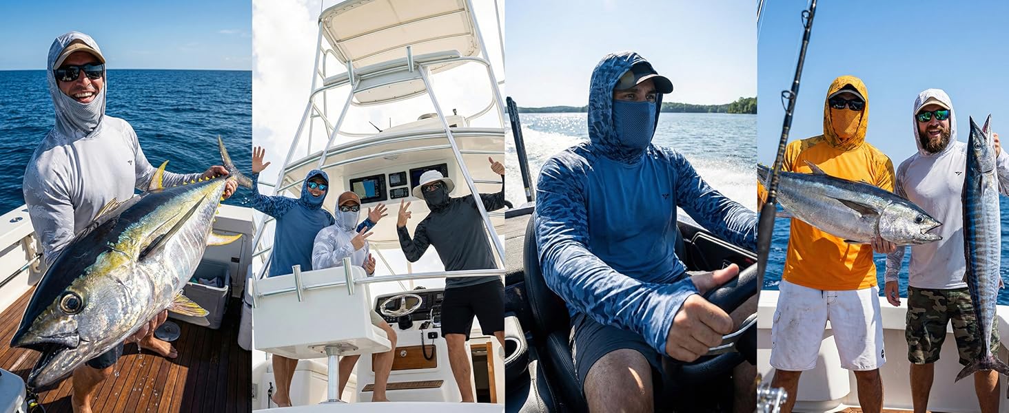 Rodeel long sleeve fishing shirt sun protection