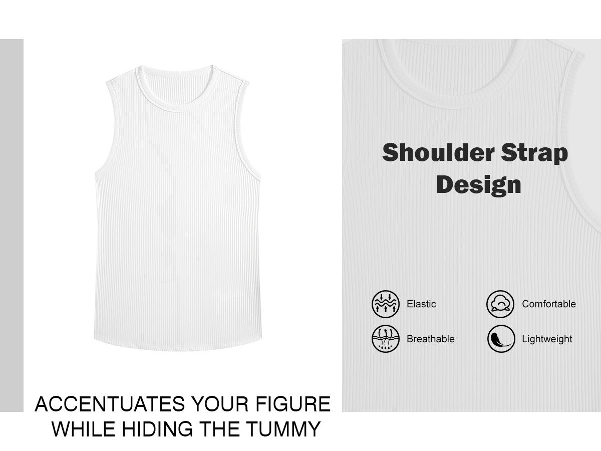 STREVATE Men’s Wide Strap Ribbed Tank Top, High Stretch Breathable Muscle Tank, Heavyweight Drapey Fit Gym & Casual Sleeveless Shirt STREVATE Men’s Wide Strap Ribbed Tank Top, High Stretch Breathable Muscle Tank, Heavyweight Drapey Fit Gym & Casual Sleeveless Shirt