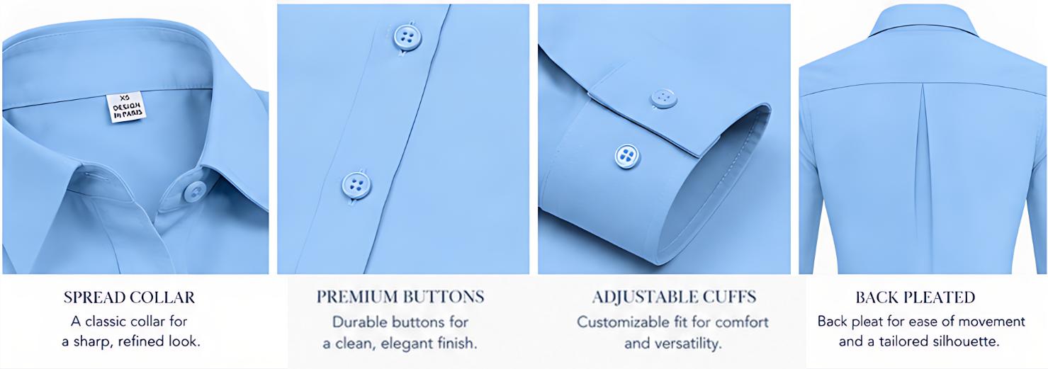 Siliteelon Button Down Dress Shirts for Women Long Sleeve Classic Fit Purple Shirt Woman Work Business Casual Collared Blouse Tops Formal Colorful Outfits | Spring Summer Outfits Inspo tiktokshopspringglowup Summervibes Denim Siliteelon Button Down Dress Shirts for Women Long Sleeve Classic Fit Purple Shirt Woman Work Business Casual Collared Blouse Tops Formal Colorful Outfits | Spring Summer Outfits Inspo tiktokshopspringglowup Summervibes Denim