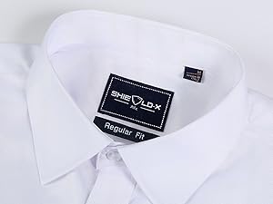 3-Pack Alimens&Gentle Men's Stain Sheild Business Casual Dress Shirts - Slim Fit Long Sleeve Button Down Shirt Tops sohochic style