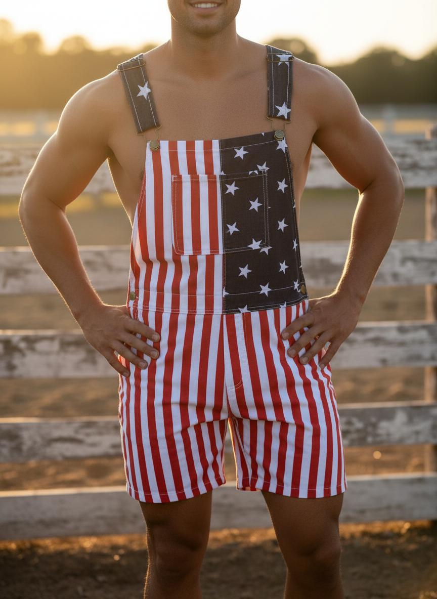 Yuanbang 4th of July American Flag Overalls for Men and Women Unisex USA 250th Anniversary Shorts Stretchy Denim Romper Memorial Day Coveralls Patriotic Gifts Summer Wins Wear Independence Day Jumpsuits Fashion Father's Day BBQ Outdoor Menswear Yuanbang 4th of July American Flag Overalls for Men and Women Unisex USA 250th Anniversary Shorts Stretchy Denim Romper Memorial Day Coveralls Patriotic Gifts Summer Wins Wear Independence Day Jumpsuits Fashion Father's Day BBQ Outdoor Menswear