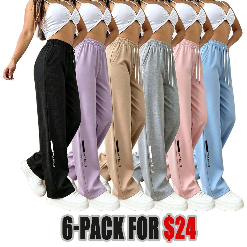 Women's Polyester Athletic Casual Sport Pants