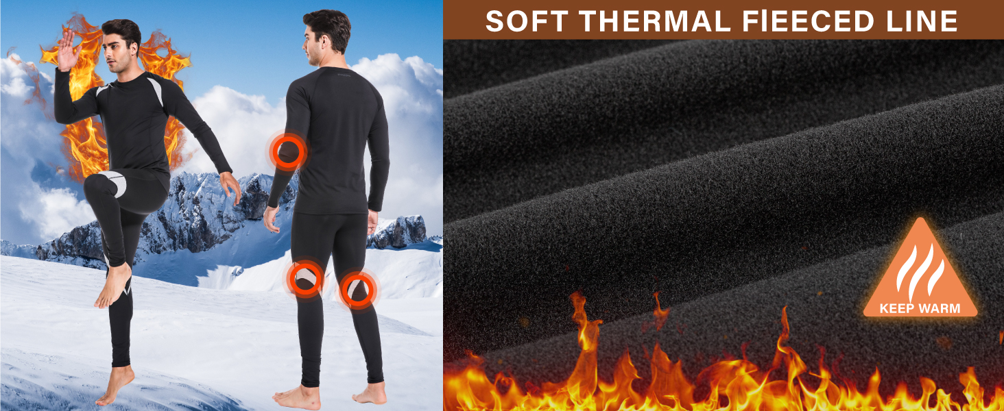 thermal underwear for men set