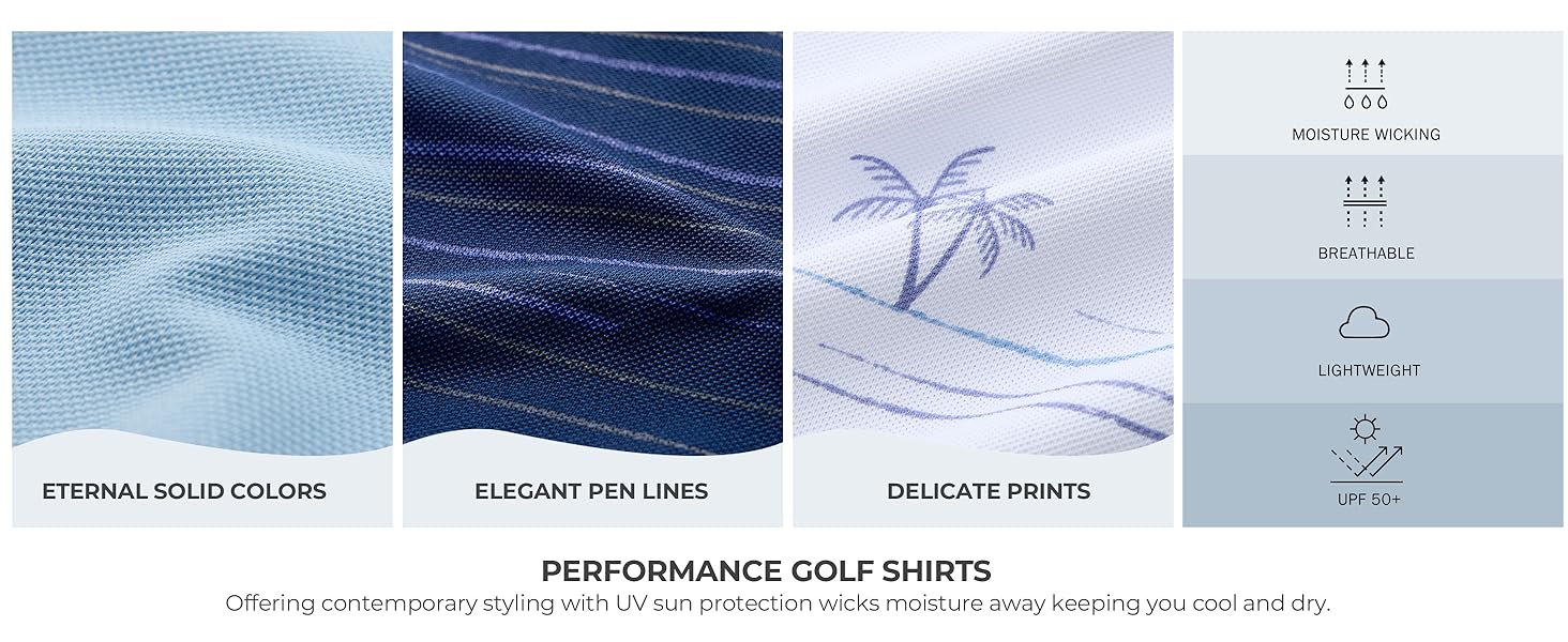 G Gradual Men's Golf Shirts Dry Fit Moisture Wicking Performance Lightweight Activewear Shortsleeve Collared Polo Shirts for Casual Athletic Business Tops Golf Apparel G Gradual Men's Golf Shirts Dry Fit Moisture Wicking Performance Lightweight Activewear Shortsleeve Collared Polo Shirts for Casual Athletic Business Tops Golf Apparel