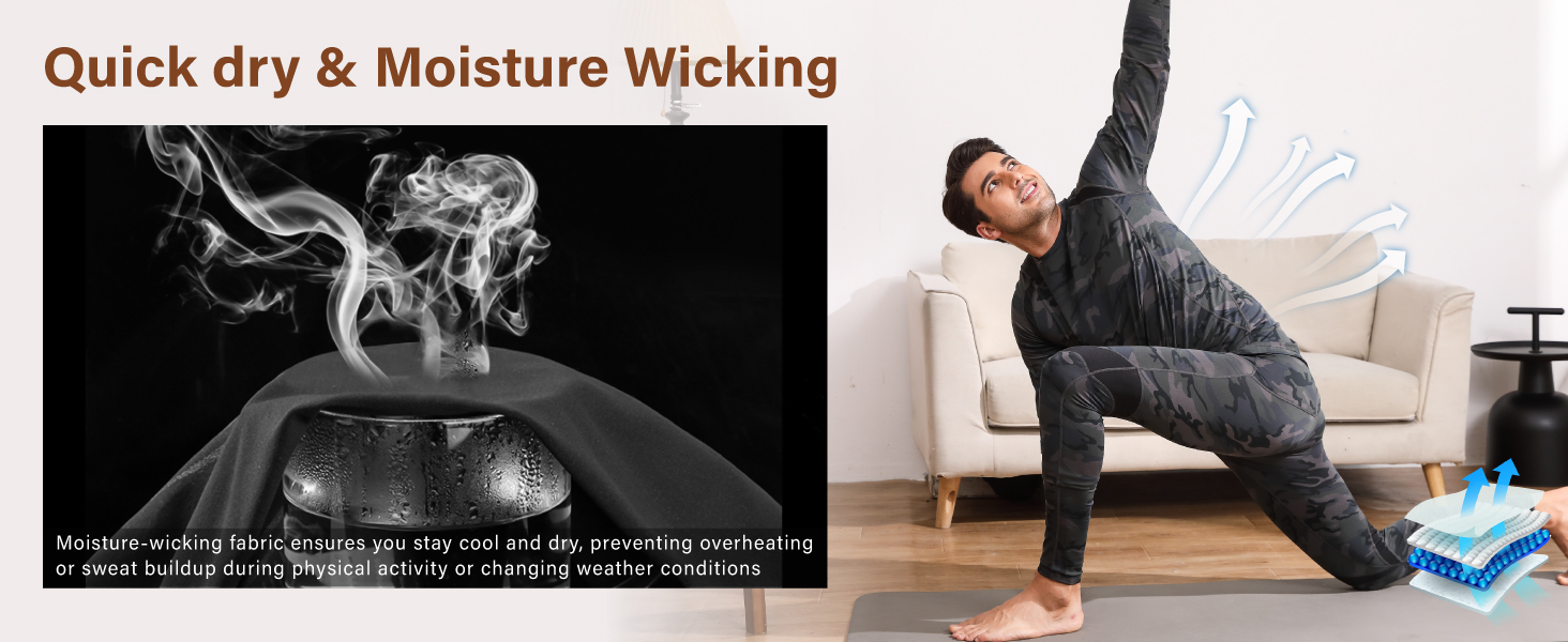 thermal underwear for men set