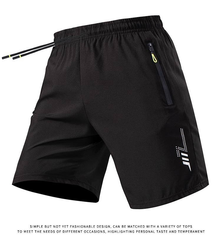 Summer men's quick drying shorts with reflective side labels, lightweight and breathable, suitable for fitness, running, loose, casual, fashionable, versatile sports shorts 5PCS value combination Summer men's quick drying shorts with reflective side labels, lightweight and breathable, suitable for fitness, running, loose, casual, fashionable, versatile sports shorts 5PCS value combination