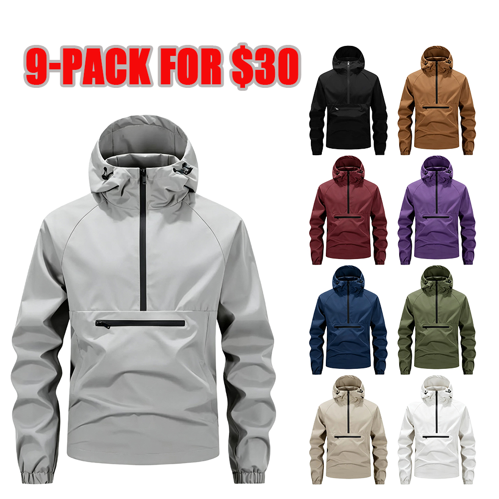 Men's Beige Hoodie - Zippered Pockets, Medium Size, Spring & Autumn Casual Menswear Tops, Long Sleeve Plain Mens Clothing Comfortable Stylish Jacket, Sweatshirts