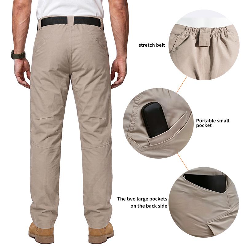 Men's 2-Piece Tactical Cargo Trousers, Menswear, Mid-Rise Zip Tailored Fit, Multi-Pocket, Durable Breathable Polyester, All-Season, Stylish Casual, Ideal for Construction Work. Men's 2-Piece Tactical Cargo Trousers, Menswear, Mid-Rise Zip Tailored Fit, Multi-Pocket, Durable Breathable Polyester, All-Season, Stylish Casual, Ideal for Construction Work.