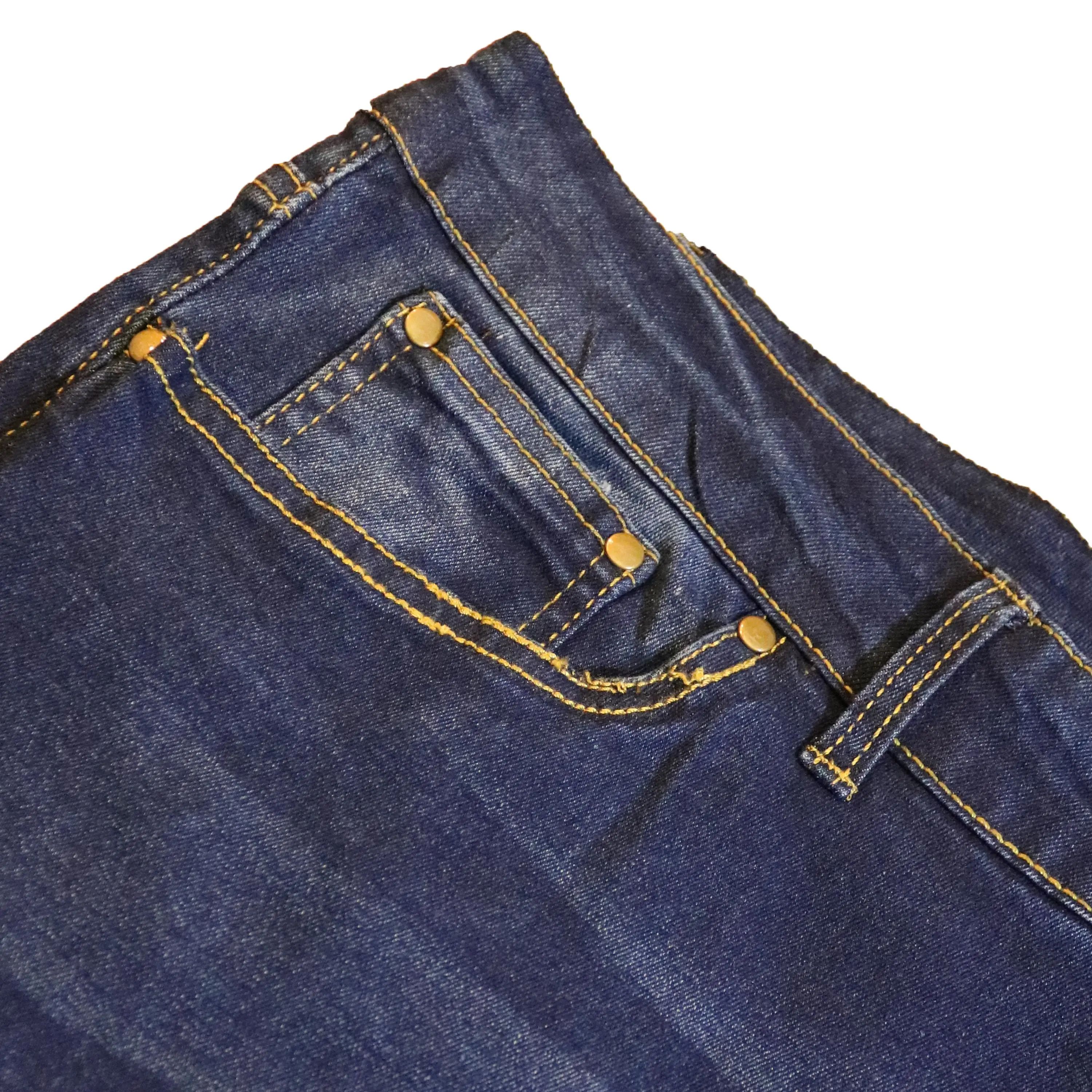 Men's 3-Pack Flex Stretch Slim Straight Jeans with 5 Pockets Denim Fabric Menswear