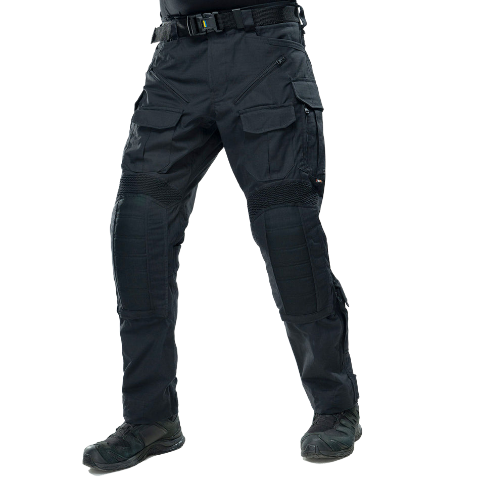 Men's Multi-Pocket Tactical Work Pants, Knee-Padded Combat Pants