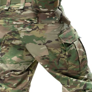 Men's Multi-Pocket Tactical Work Pants, Knee-Padded Combat Pants