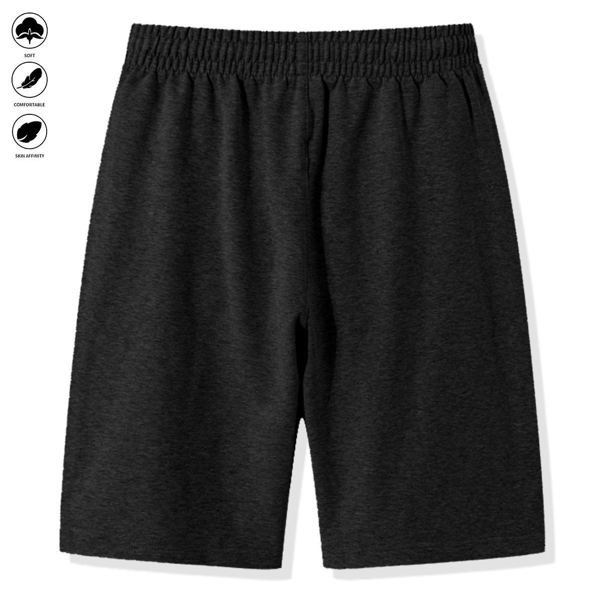 Men's 4-Piece Breathable Casual Sporty Chic Fitted Cut Summer Shorts with Drawstring, Zipper, Fashion Design for Beach, Cycling, Daily Wear