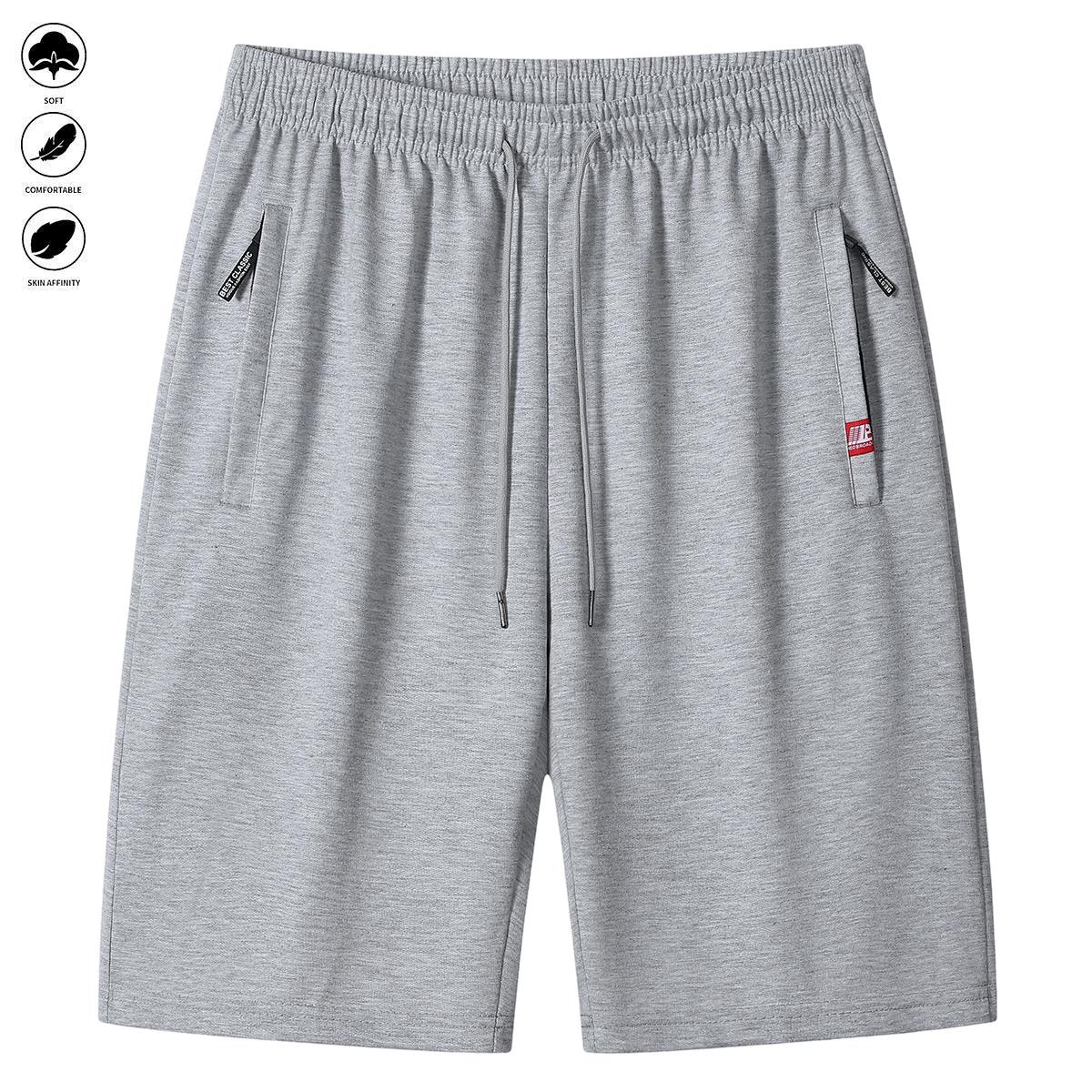 Men's 6-Piece Breathable Casual Sporty Chic Fitted Cut Summer Shorts with Drawstring, Zipper, Fashion Design for Beach, Cycling, Daily Wear