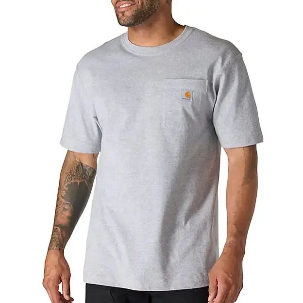 🔥Last Day Promotion!CHT Men's K87 Workwear Loose Fit Heavyweight Short-Sleeve Pocket T-Shirt (Also Available in Big & Tall)