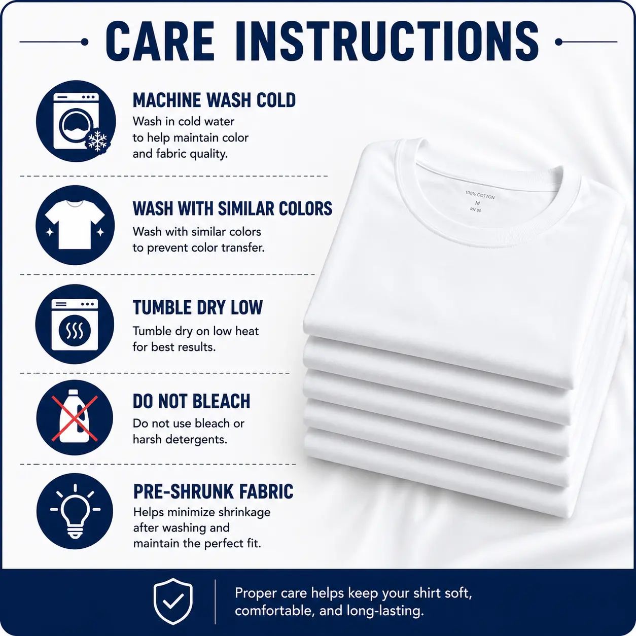 Men's 10-Pack 100% Cotton Crew Neck Short Sleeve Tshirts