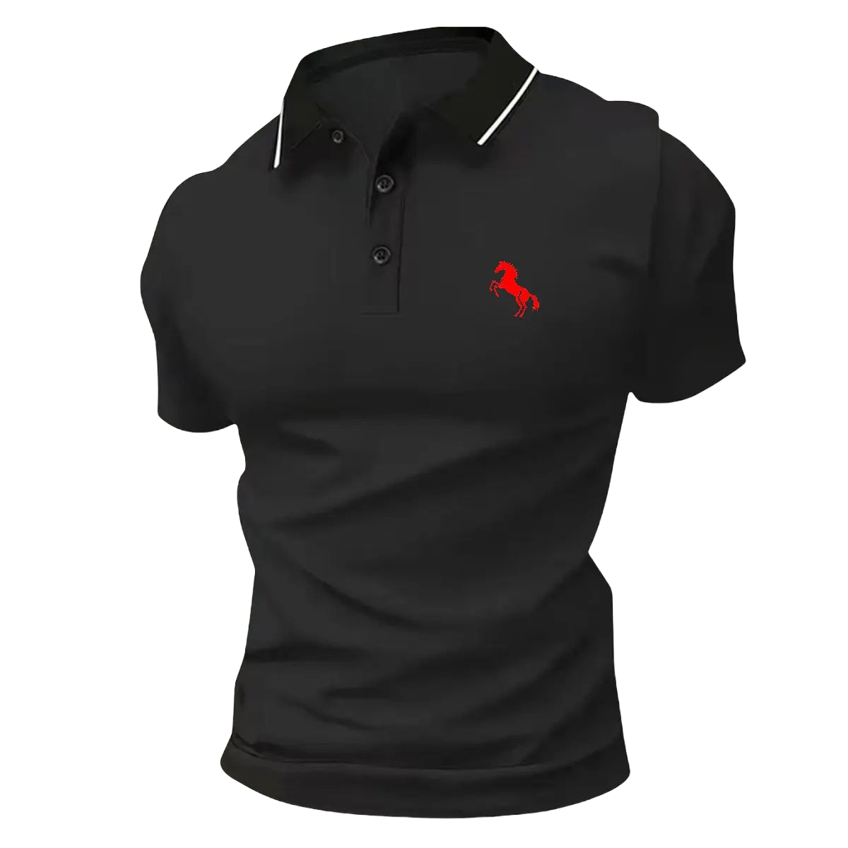 New summer men’s comfortable polo shirts, men’s polo set, classic turn-down collar button-up tops